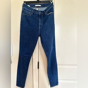 PacSun Women's Skinny Jeans - Dark Blue